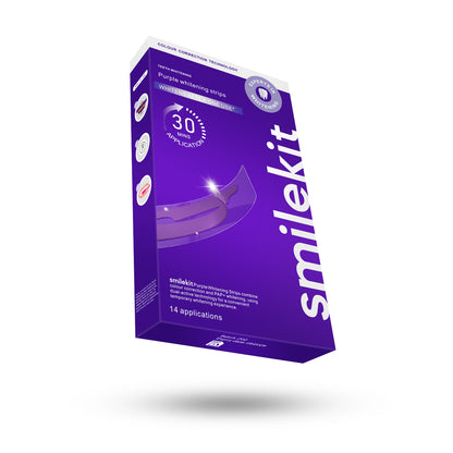 New Product V34 Purple Teeth Whitening Strips V34 Whitening Strips Purple Small Box Teeth Whitening Strips